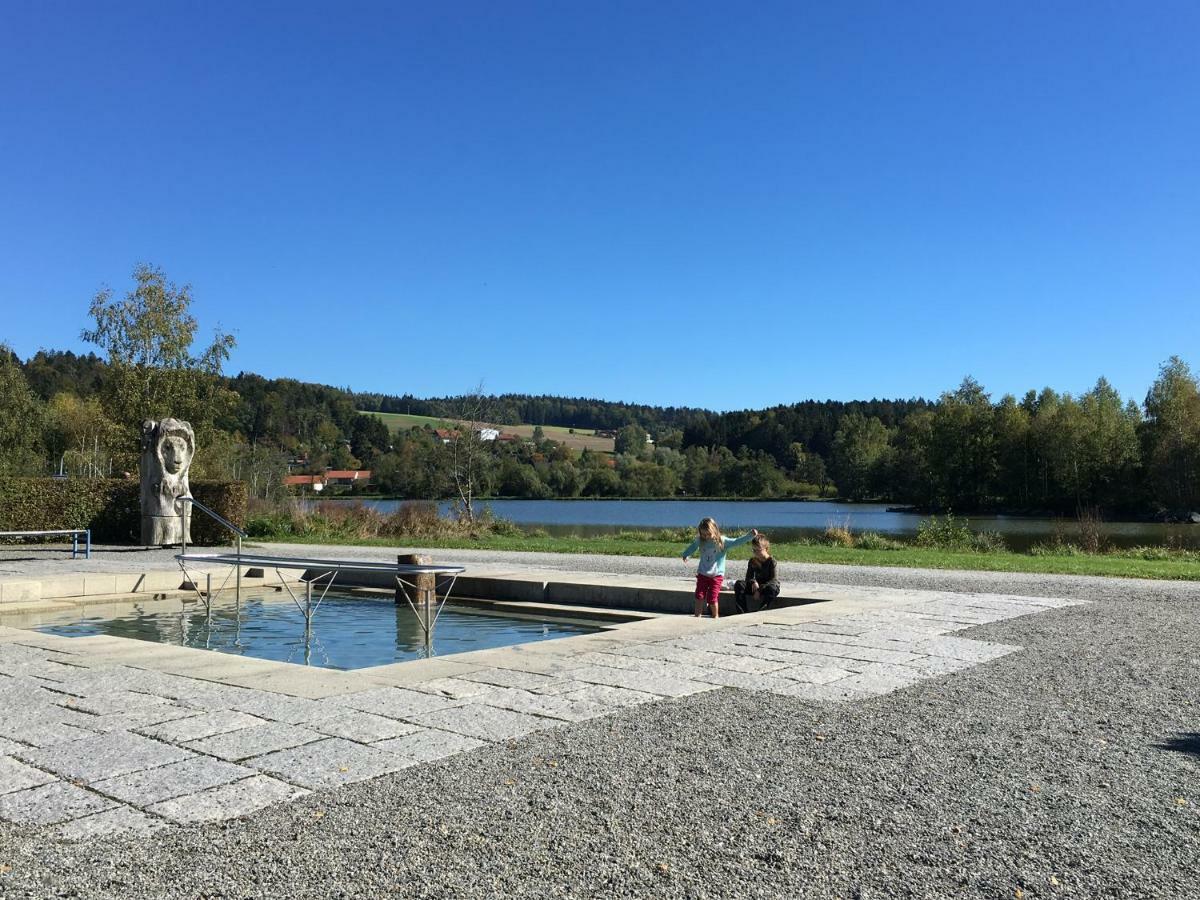 Ferienhaus Mit Seeblick Waldkirchen Exterior foto